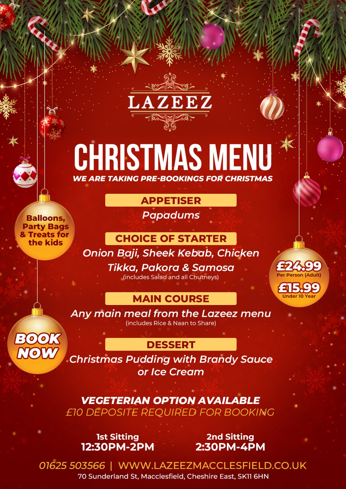 Lazeez Macclesfield offer